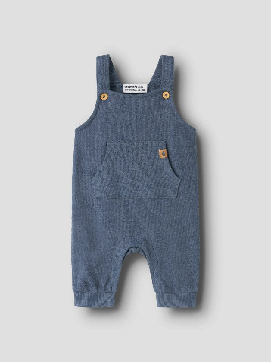 name it baby LARSEN SWEAT OVERALL - Vintage Indigo | Torgunns Barneklær AS