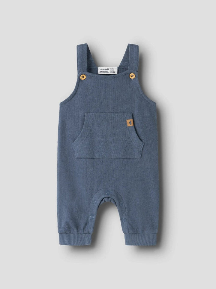name it baby LARSEN SWEAT OVERALL - Vintage Indigo | Torgunns Barneklær AS