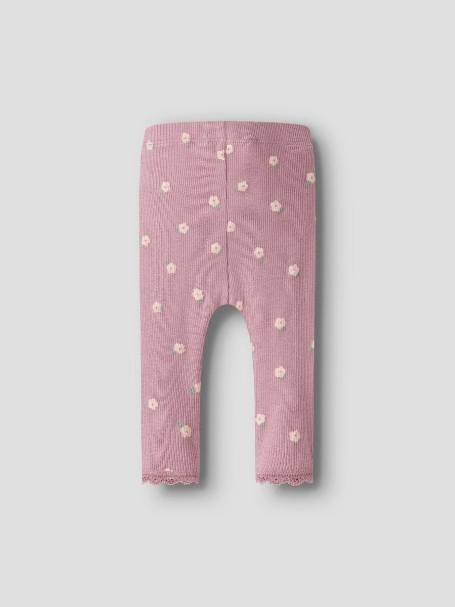name it baby LAUREL Legging - Lilas | Torgunns Barneklær AS