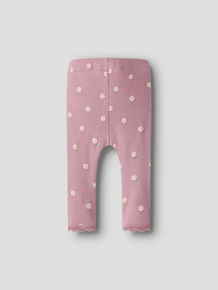 name it baby LAUREL Legging - Lilas | Torgunns Barneklær AS
