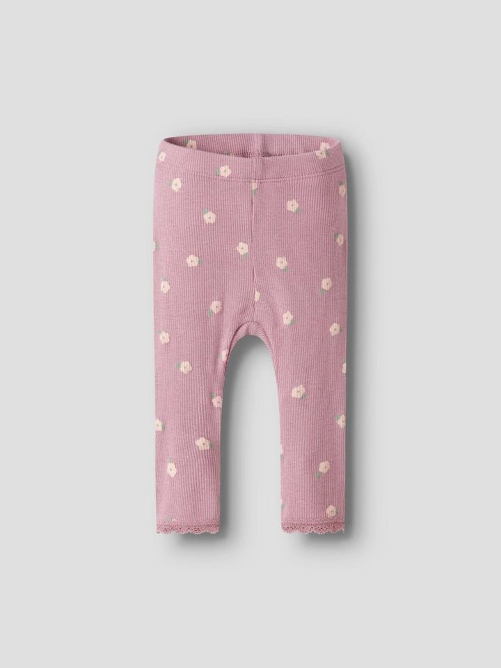 name it baby LAUREL Legging - Lilas | Torgunns Barneklær AS