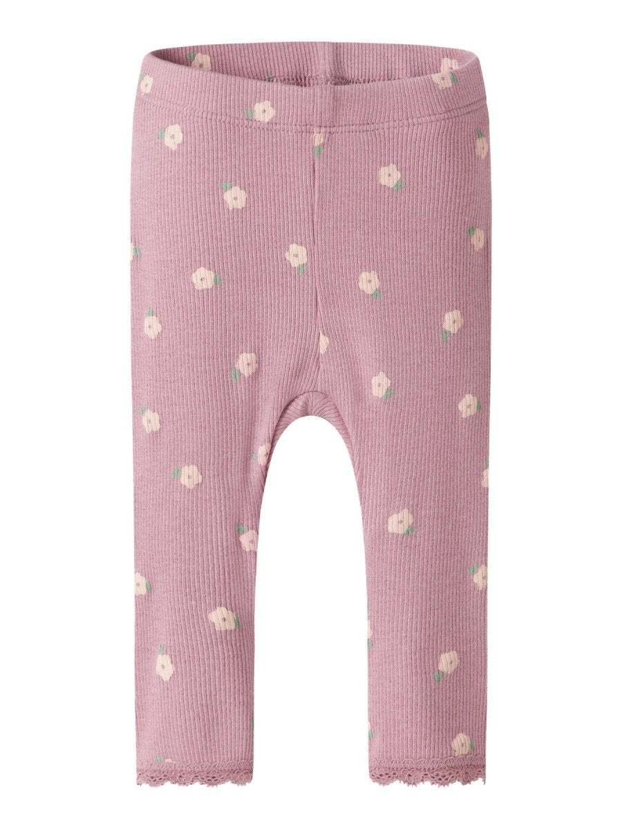 name it baby LAUREL Legging - Lilas | Torgunns Barneklær AS