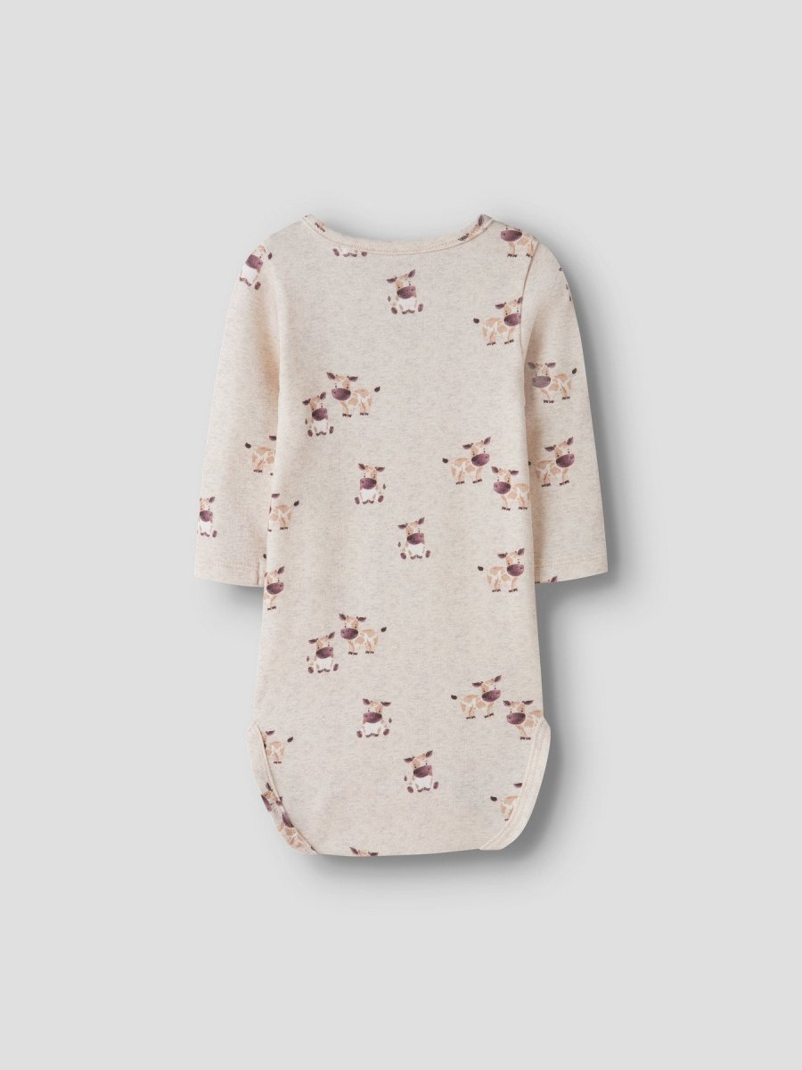 name it baby LOIS LS BODY - Peyote Melange | Torgunns Barneklær AS