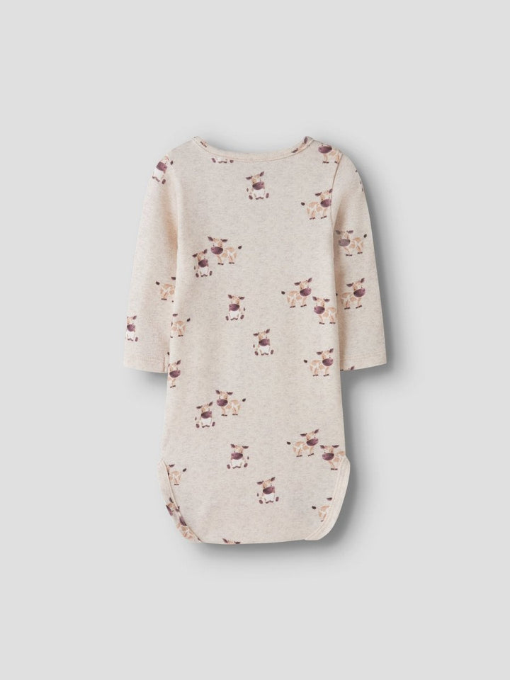 name it baby LOIS LS BODY - Peyote Melange | Torgunns Barneklær AS