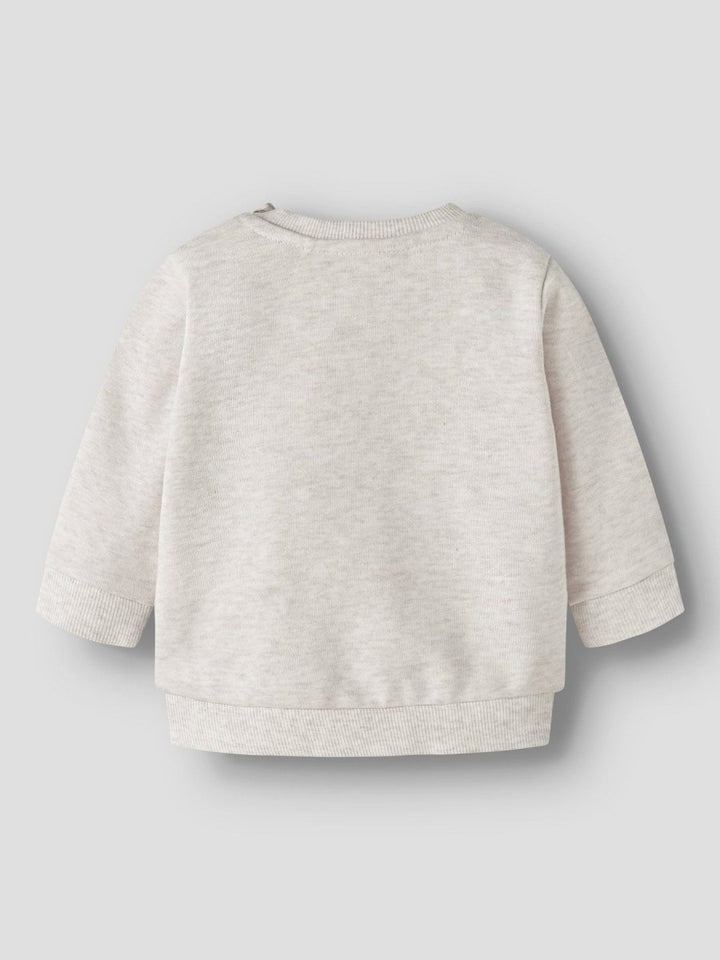 name it baby LOKIE LS SWEAT BRU - Peyote Melange | Torgunns Barneklær AS