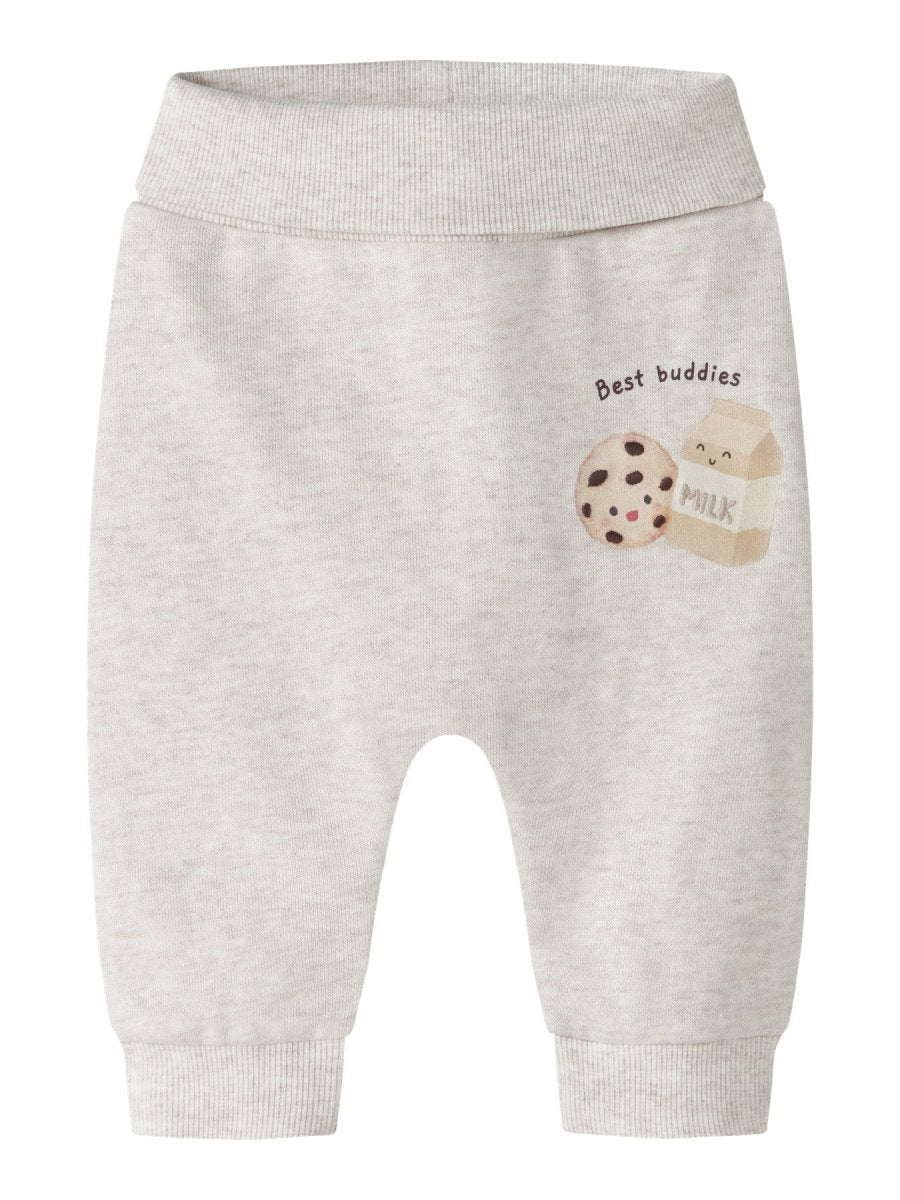 name it baby LOKIE SWEAT PANT - Peyote Melange | Torgunns Barneklær AS
