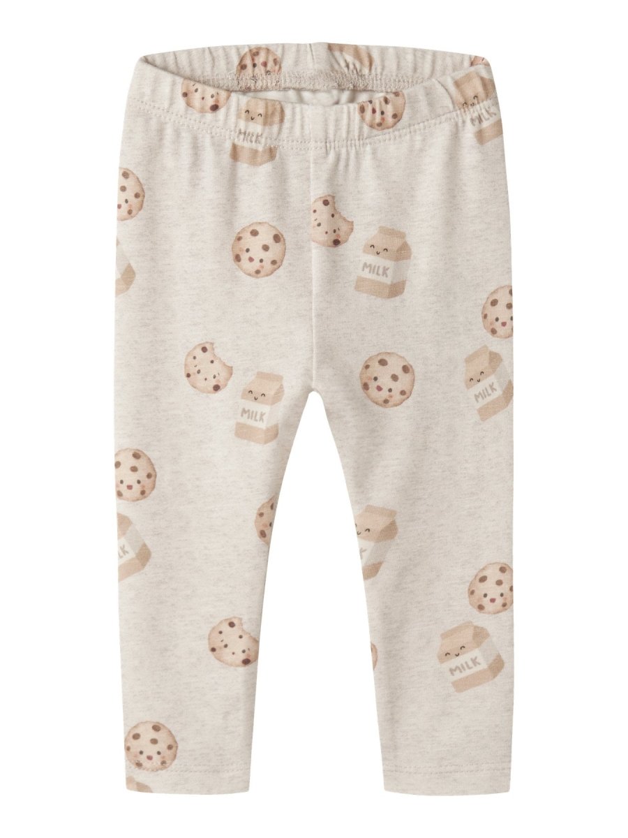 name it baby LOOKIM LEGGING - Peyote Melange | Torgunns Barneklær AS