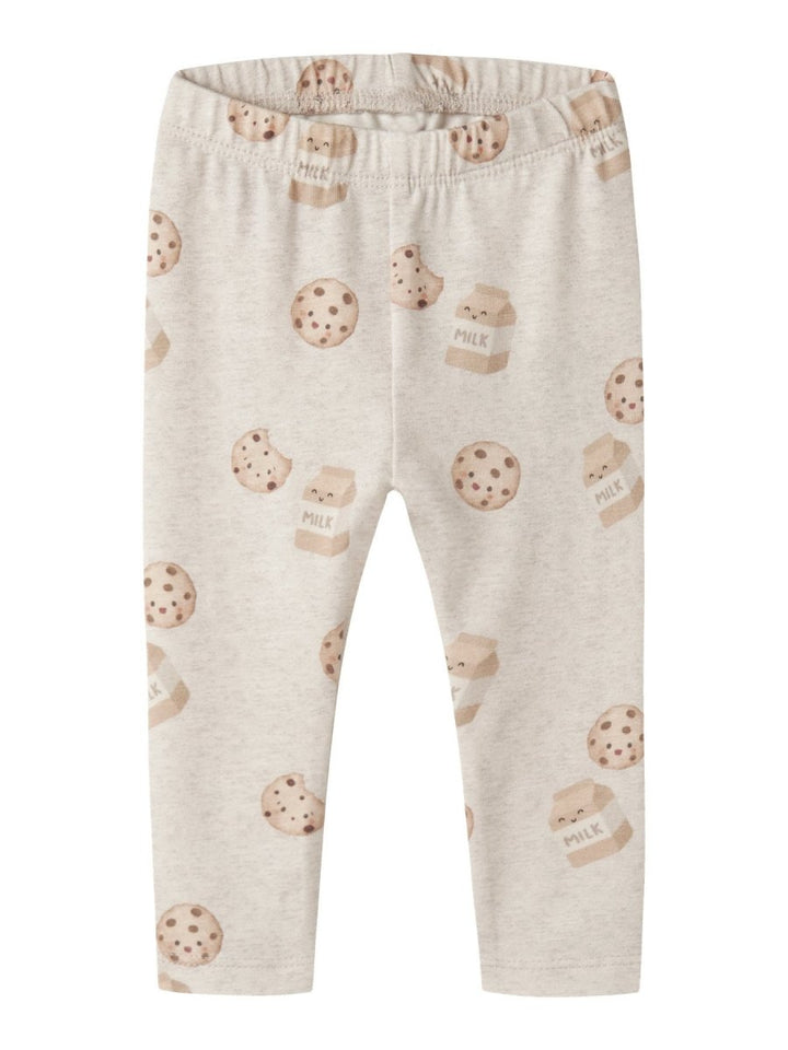 name it baby LOOKIM LEGGING - Peyote Melange | Torgunns Barneklær AS
