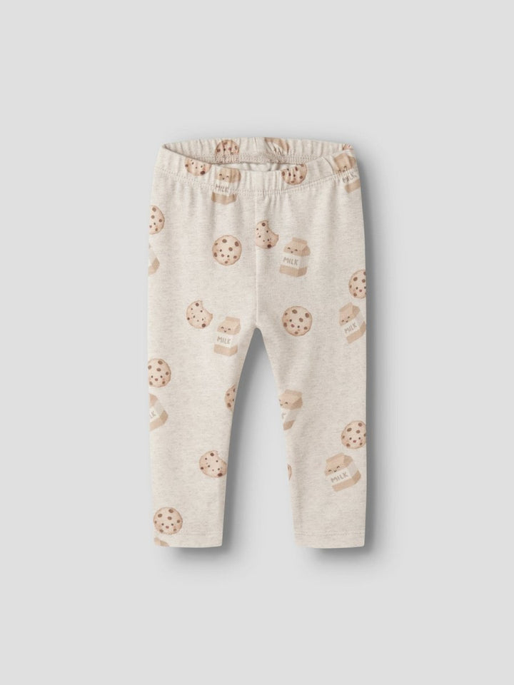name it baby LOOKIM LEGGING - Peyote Melange | Torgunns Barneklær AS