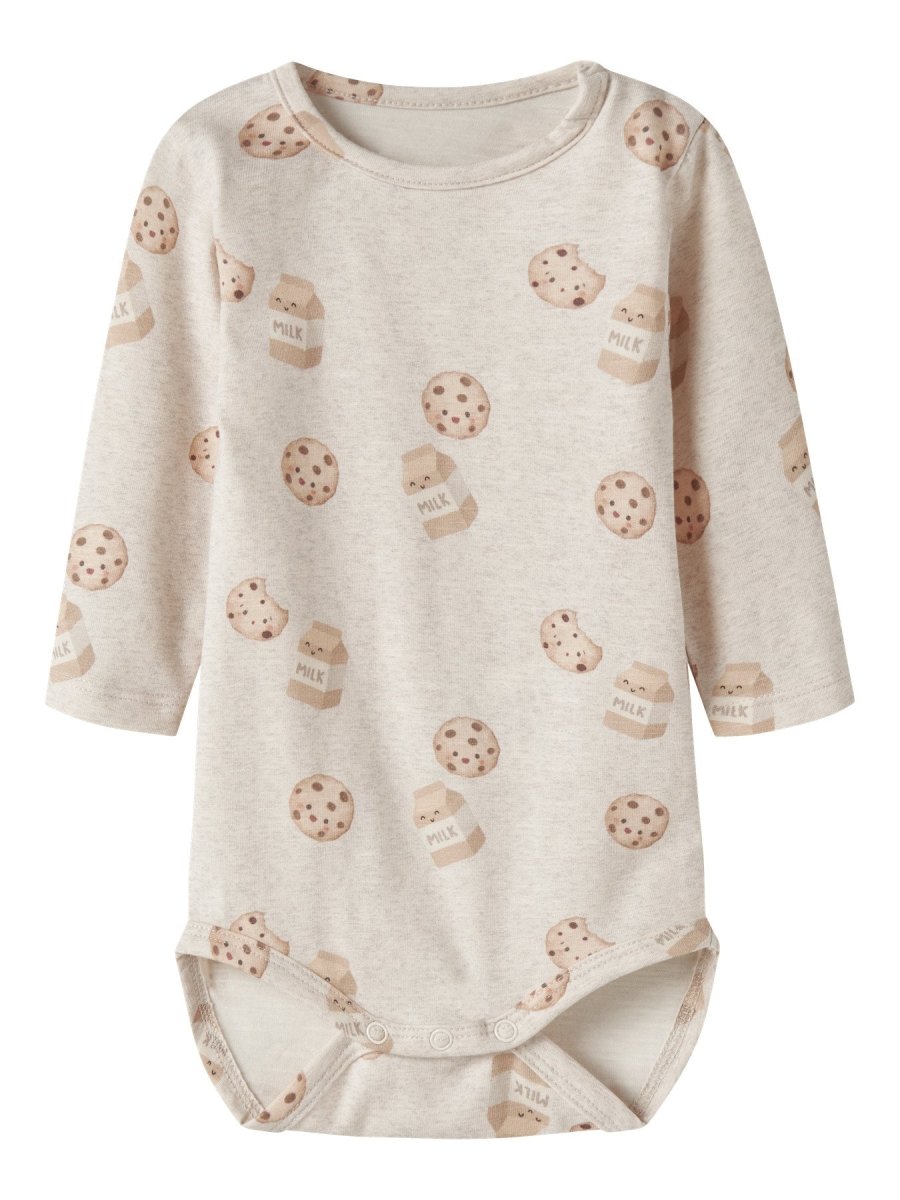 name it baby LOOKIM LS BODY - Peyote Melange | Torgunns Barneklær AS