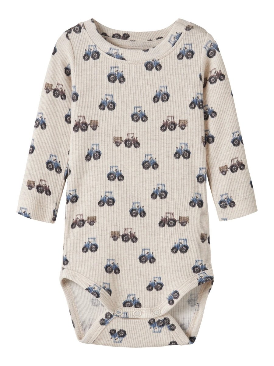 name it baby LUDWIG LS BODY - Peyote Melange | Torgunns Barneklær AS