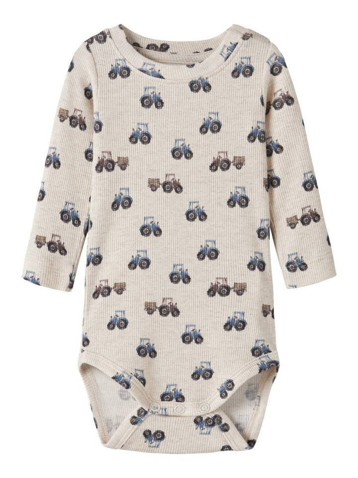 name it baby LUDWIG LS BODY - Peyote Melange | Torgunns Barneklær AS