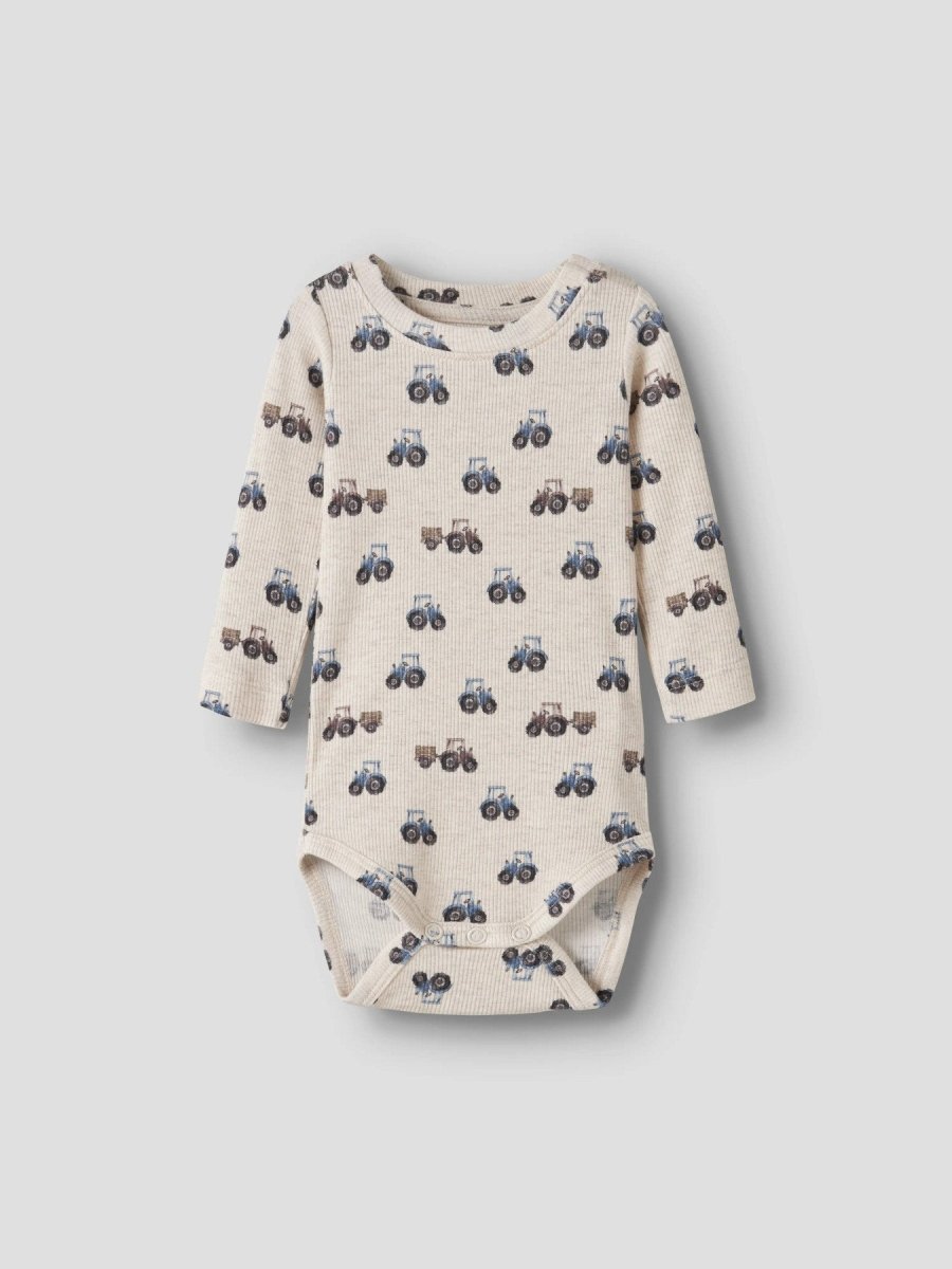 name it baby LUDWIG LS BODY - Peyote Melange | Torgunns Barneklær AS