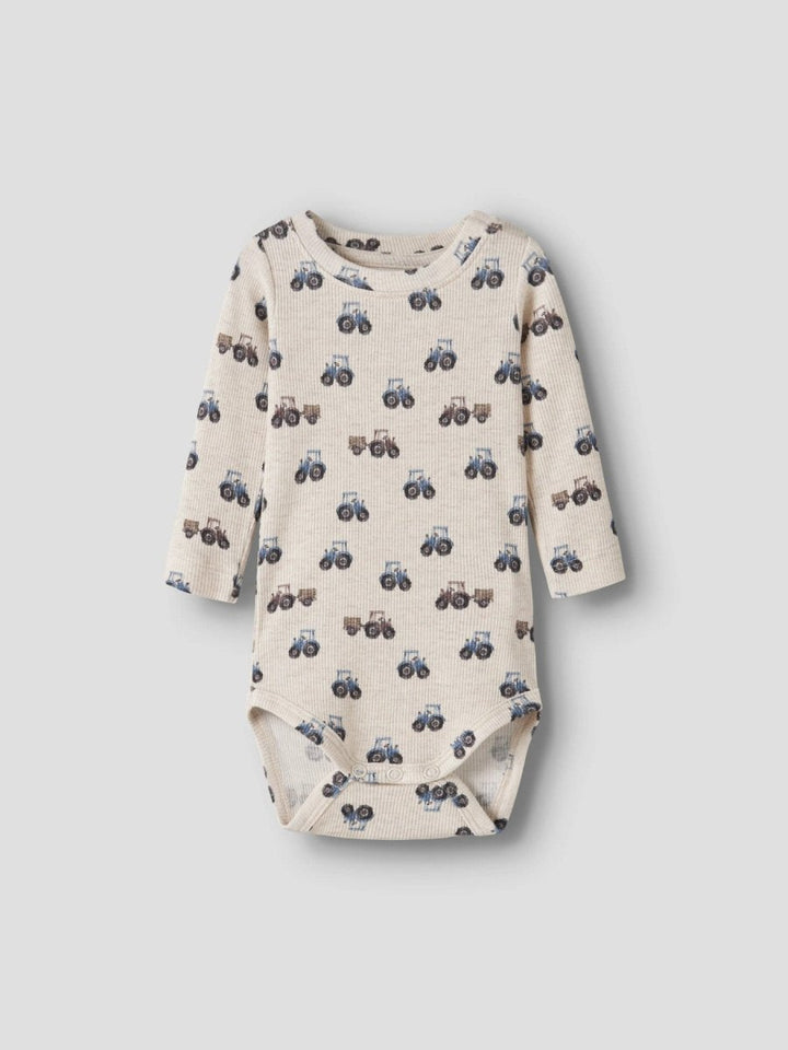 name it baby LUDWIG LS BODY - Peyote Melange | Torgunns Barneklær AS