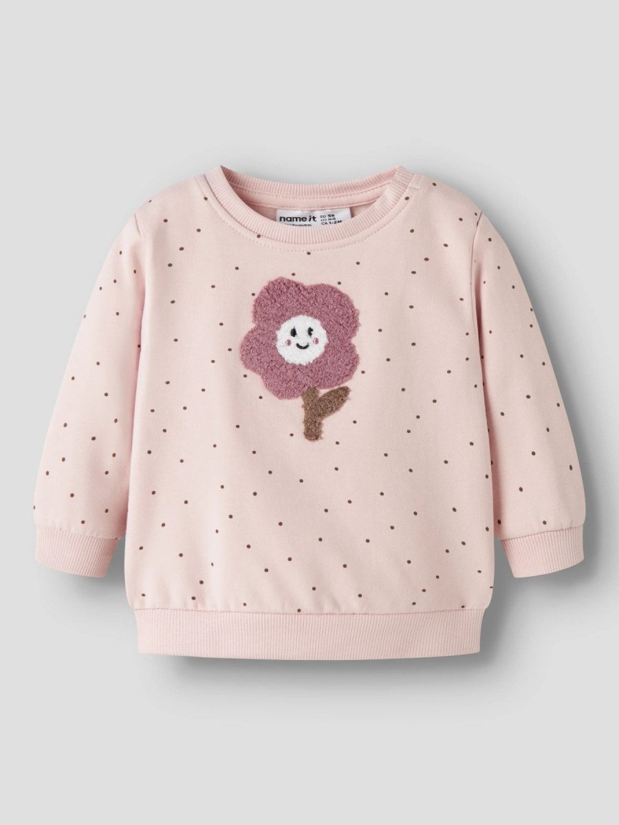 name it baby LUELLE LS SWEAT - Lotus | Torgunns Barneklær AS