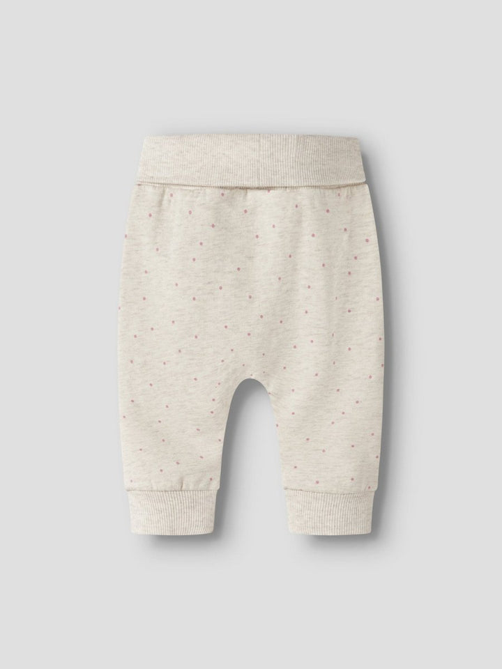 name it baby LUELLE SWEAT PANT - Peyote Melange | Torgunns Barneklær AS