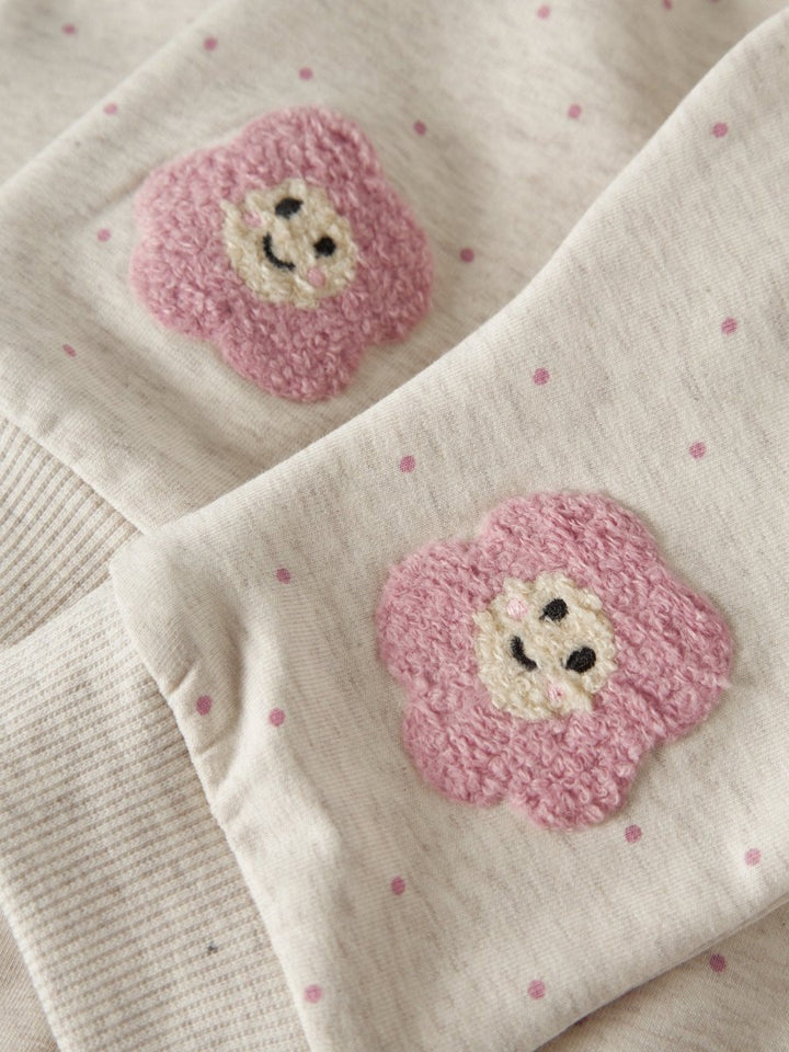 name it baby LUELLE SWEAT PANT - Peyote Melange | Torgunns Barneklær AS