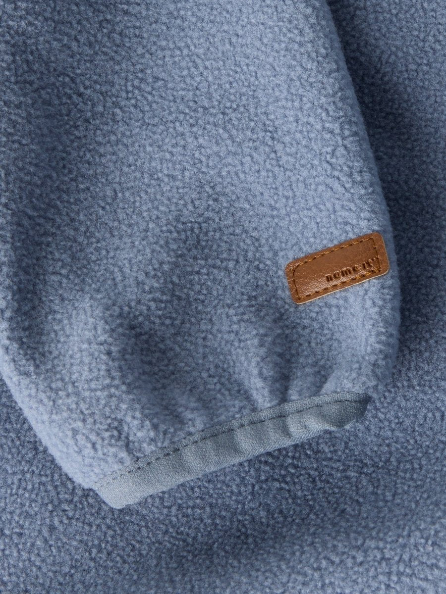 name it baby MEEKO JACKET SOLID - Flint Stone | Torgunns Barneklær AS