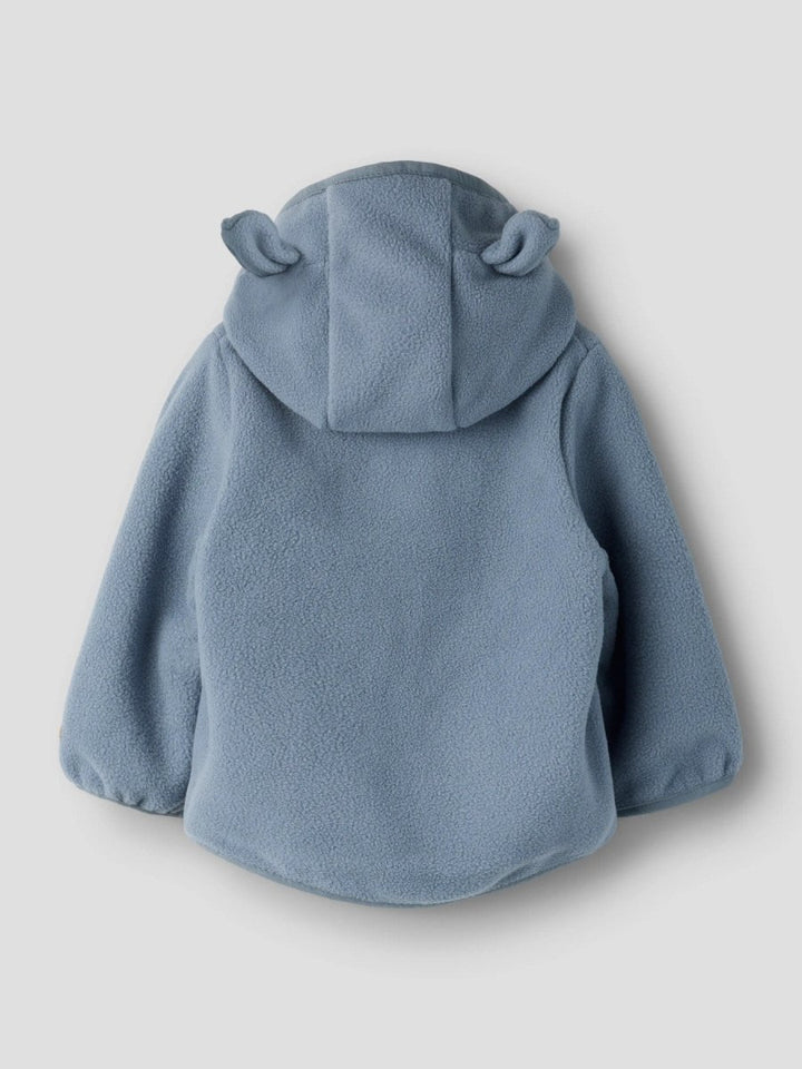 name it baby MEEKO JACKET SOLID - Flint Stone | Torgunns Barneklær AS