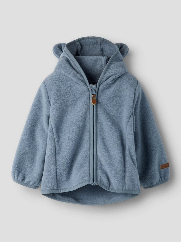name it baby MEEKO JACKET SOLID - Flint Stone | Torgunns Barneklær AS
