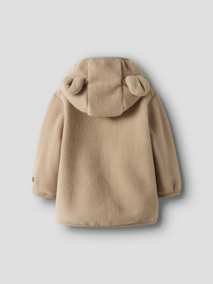 name it baby MEEKO JACKET SOLID - Silver Mink | Torgunns Barneklær AS