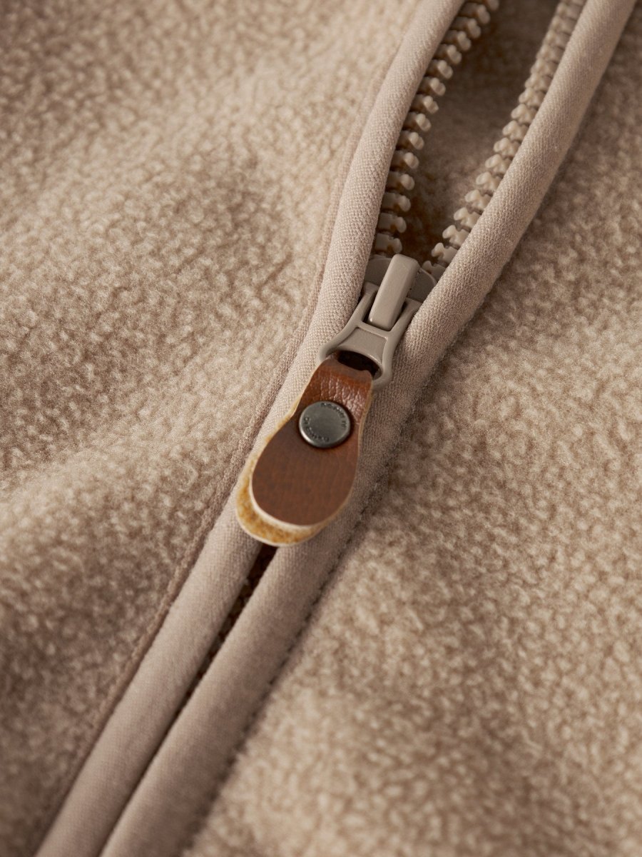 name it baby MEEKO JACKET SOLID - Silver Mink | Torgunns Barneklær AS