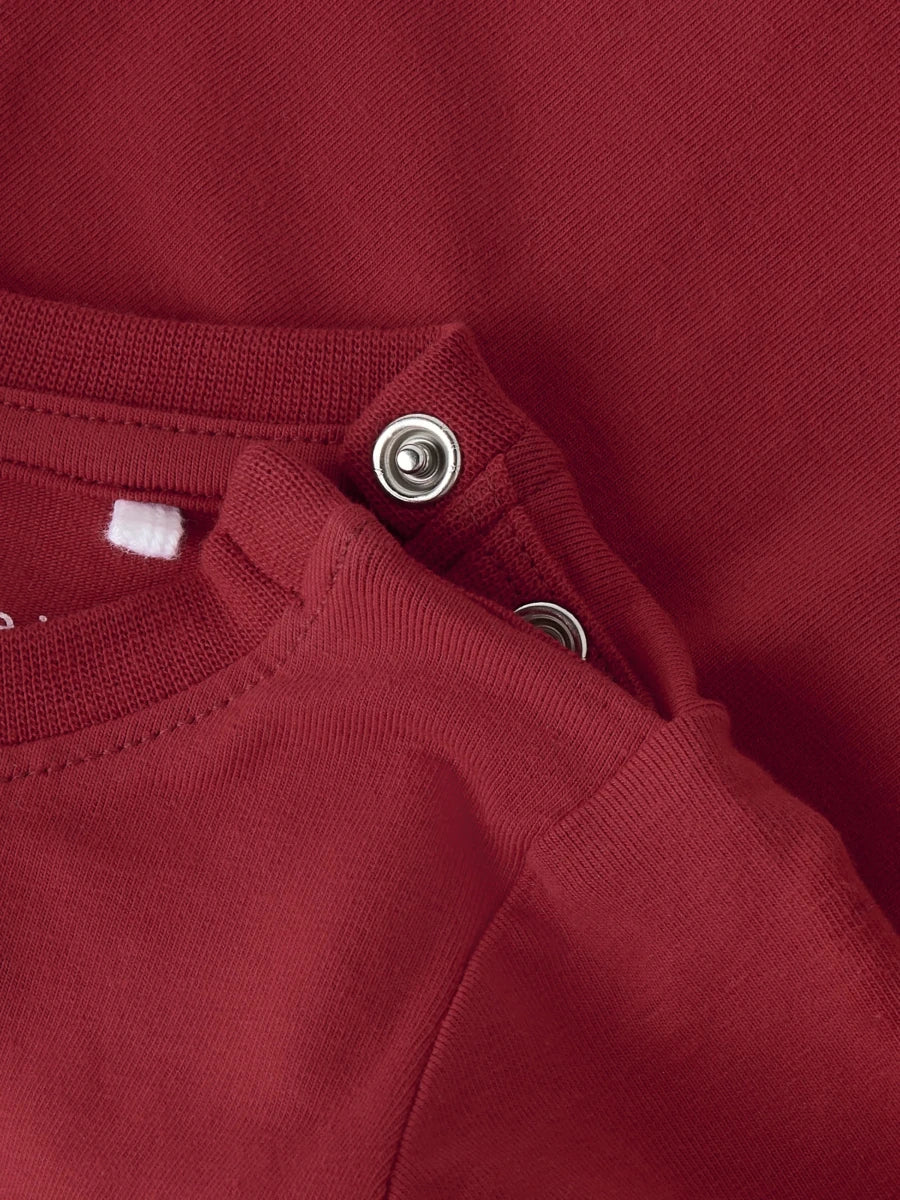 name it baby "Min Første Jul" body - Red Dahlia | Torgunns Barneklær AS