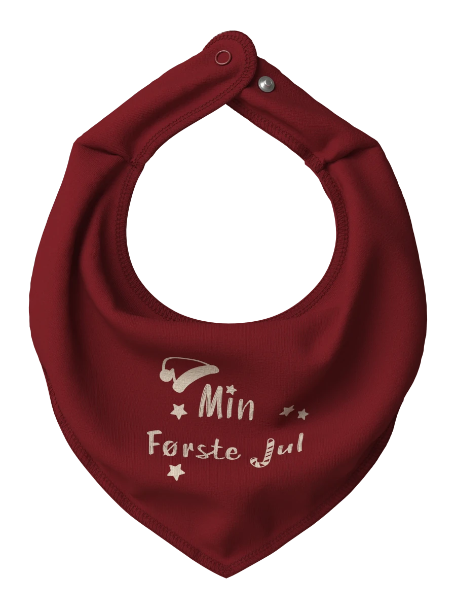 name it baby "Min første Jul" smekke - Red Dahlia | Torgunns Barneklær AS