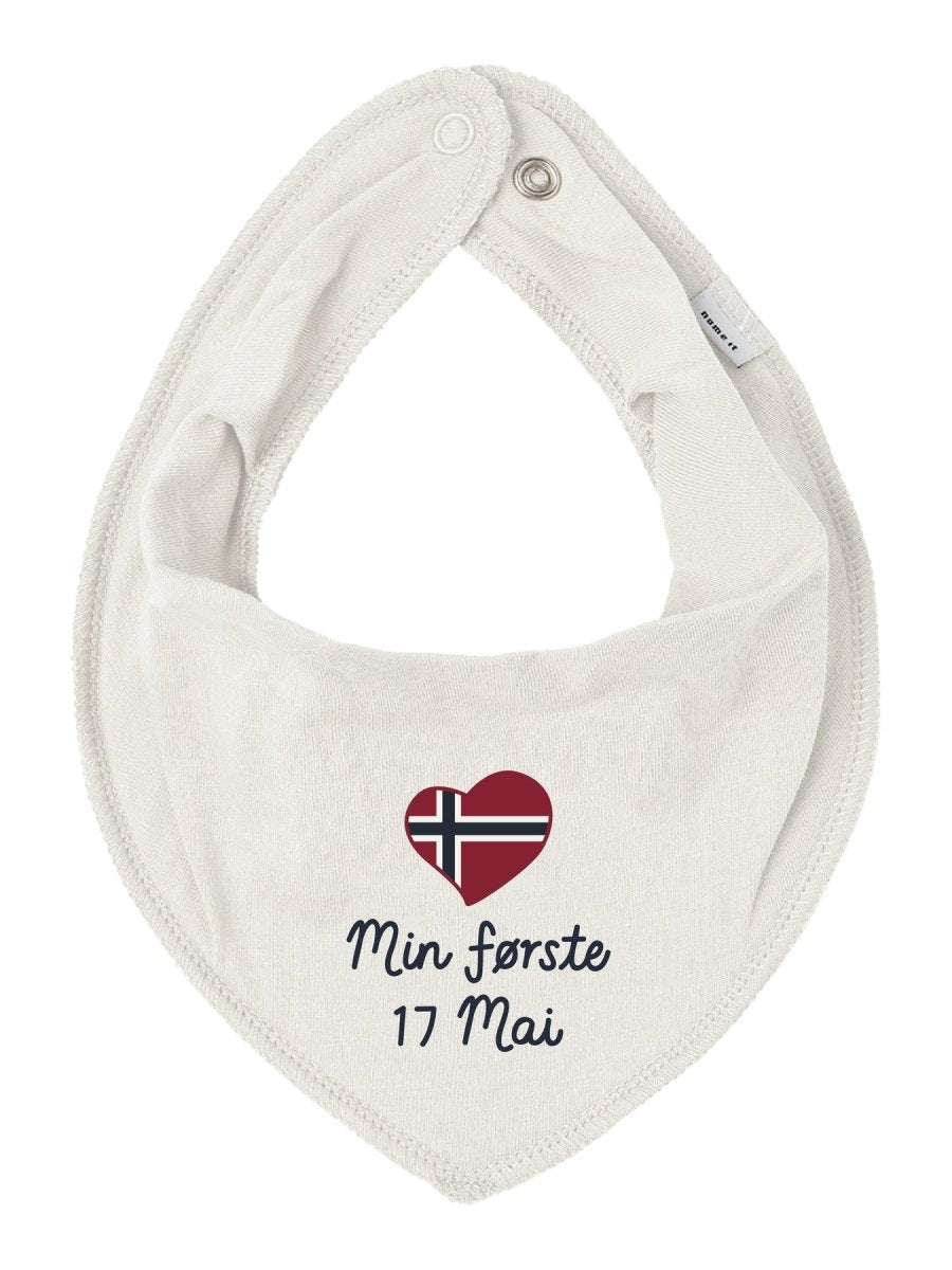 name it baby "min første 17 - Mai" Smekke - Bright White | Torgunns Barneklær AS