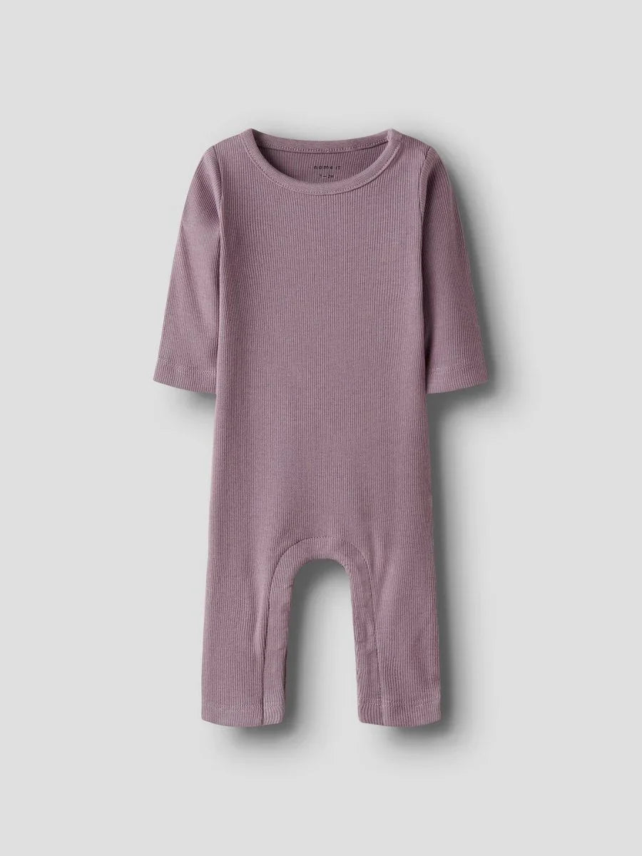 name it baby NAKAL LS SUIT NOOS - Elderberry | Torgunns Barneklær AS