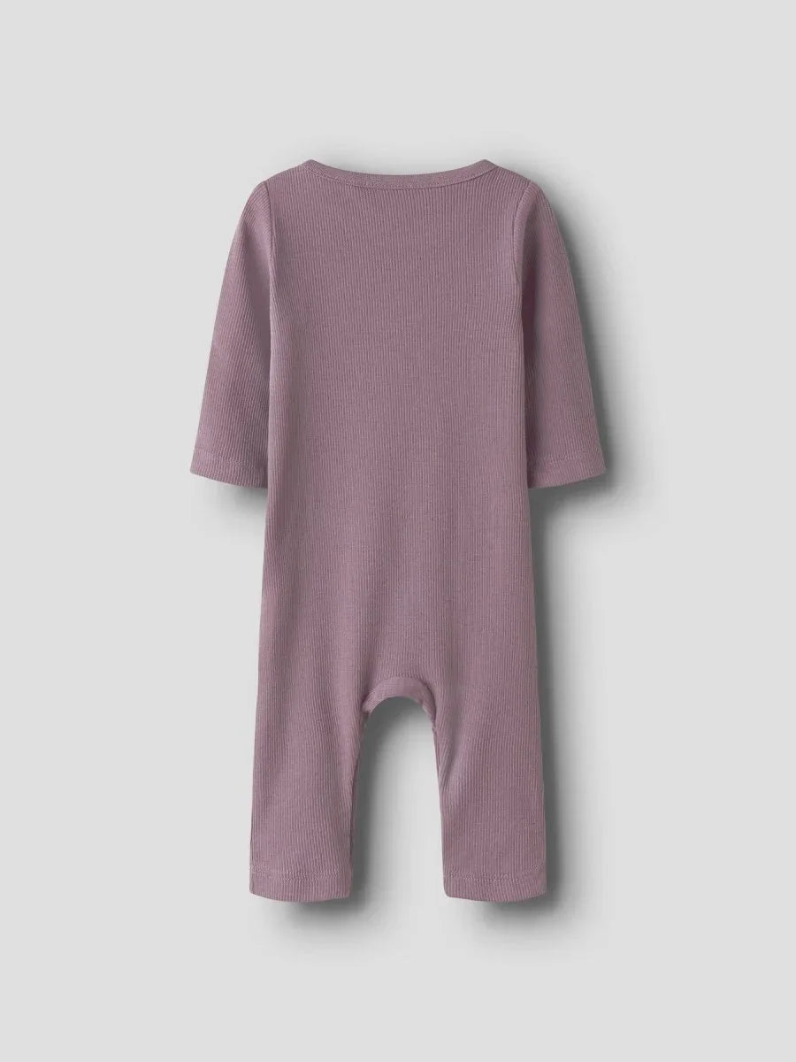 name it baby NAKAL LS SUIT NOOS - Elderberry | Torgunns Barneklær AS