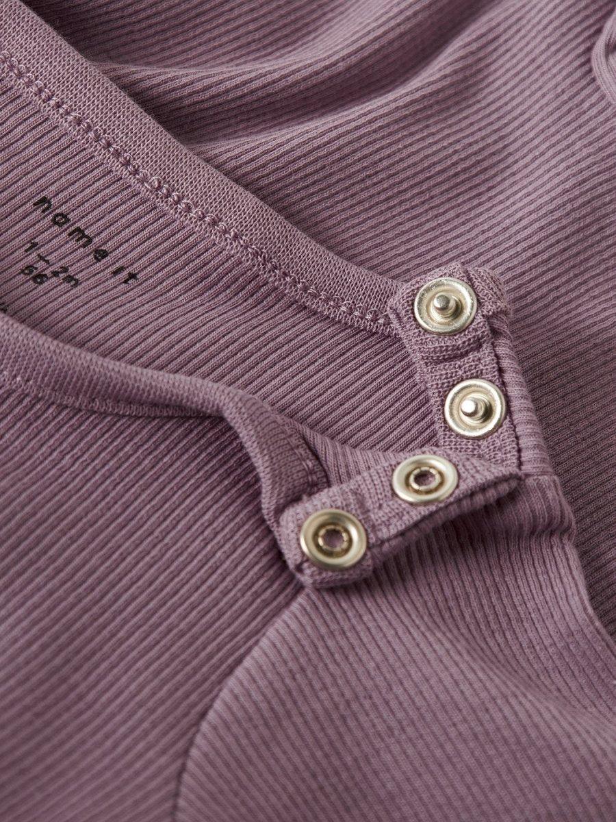name it baby NAKAL LS SUIT NOOS - Elderberry | Torgunns Barneklær AS