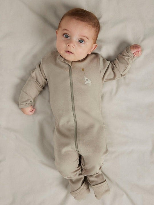 name it baby NIGHTSUIT 2pk ZIP ANIMAL NOOS - Jet Stream | Torgunns Barneklær AS