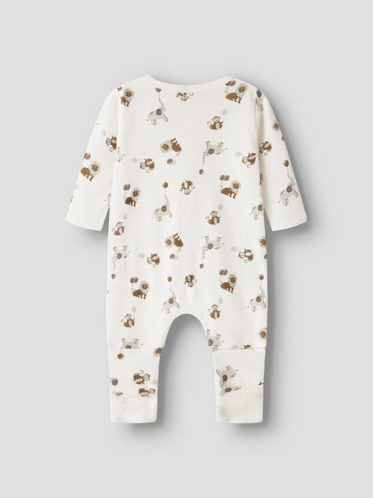 name it baby NIGHTSUIT 2pk ZIP ANIMAL NOOS - Jet Stream | Torgunns Barneklær AS