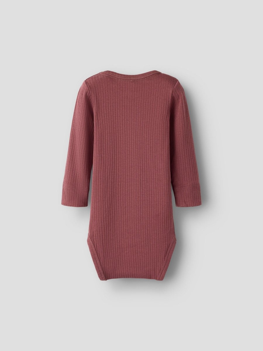 name it baby OFULLA LS SLIM BODY - Rose Brown | Torgunns Barneklær AS