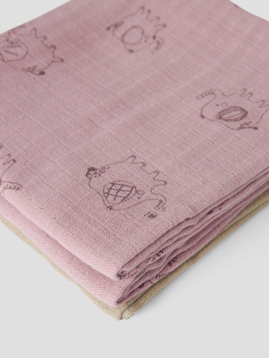 name it baby OHAPPY 3PK KLUTER - Burnished Lilac | Torgunns Barneklær AS