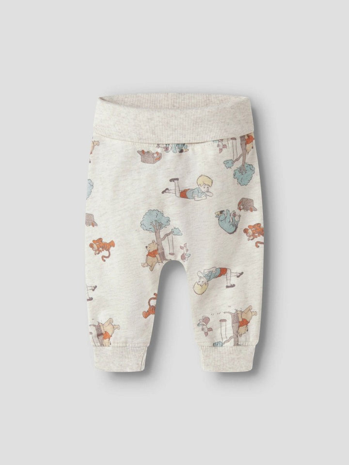 name it baby OKIS POOH Bukse - Peyote Melange AOP | Torgunns Barneklær AS