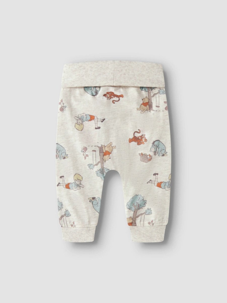 name it baby OKIS POOH Bukse - Peyote Melange AOP | Torgunns Barneklær AS