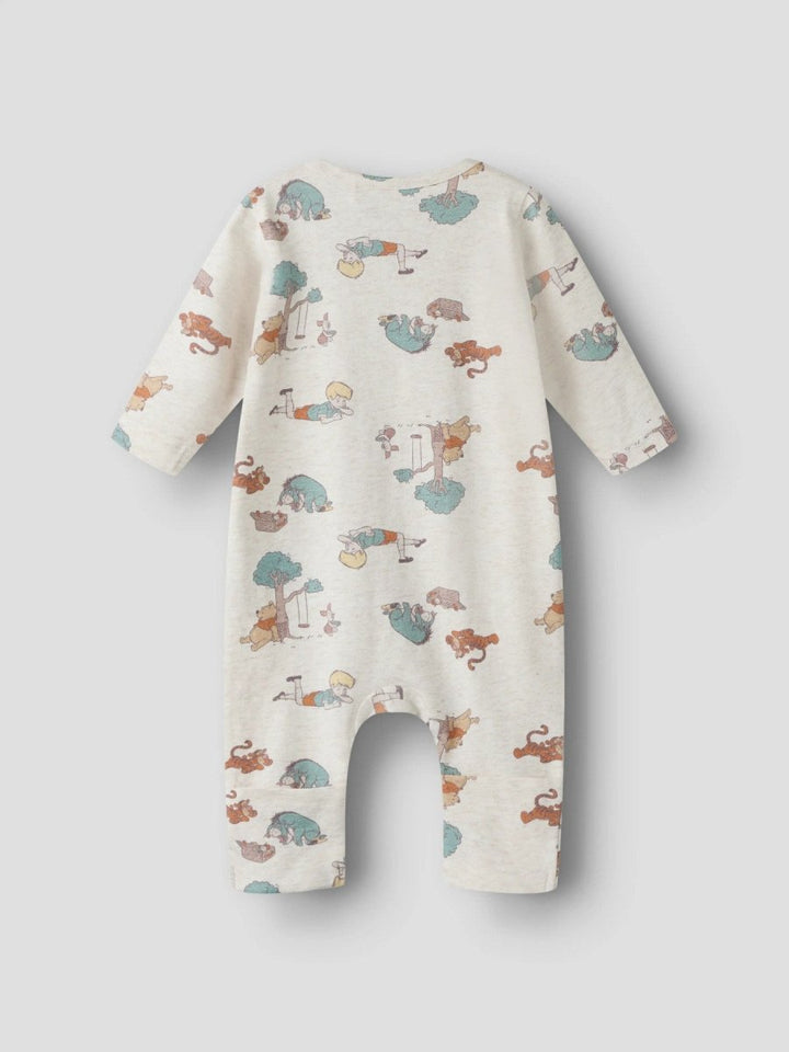 name it baby OKIS POOH Heldress - Peyote Melange AOP | Torgunns Barneklær AS
