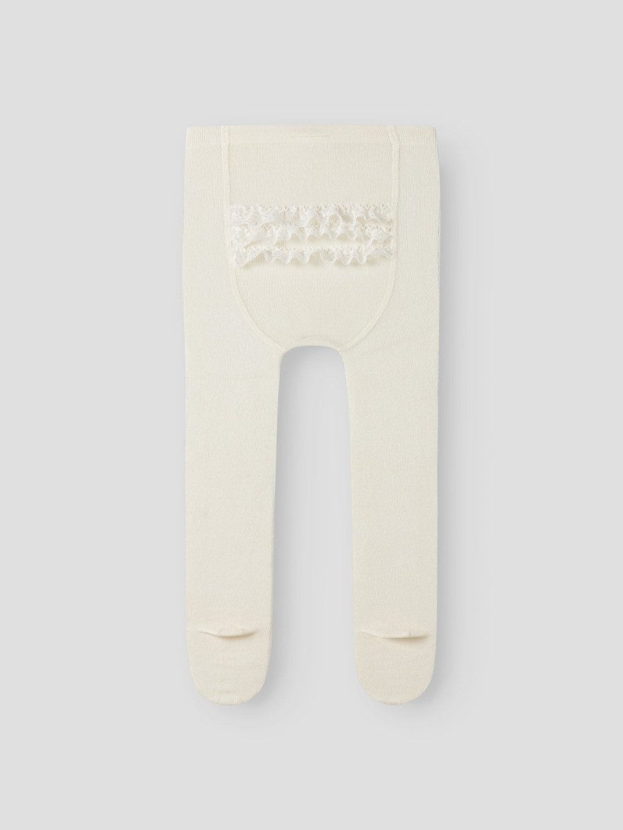name it baby OPAGNA PANTYHOSE - Cloud Dancer | Torgunns Barneklær AS