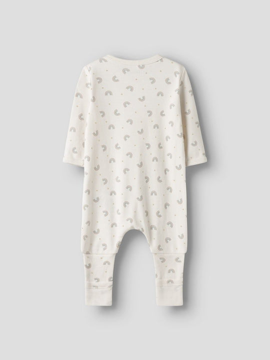 name it baby PYSJAMAS ZIP - Jet Stream | RAINBOWS | Torgunns Barneklær AS
