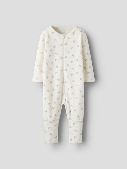 name it baby PYSJAMAS ZIP - Jet Stream | RAINBOWS | Torgunns Barneklær AS