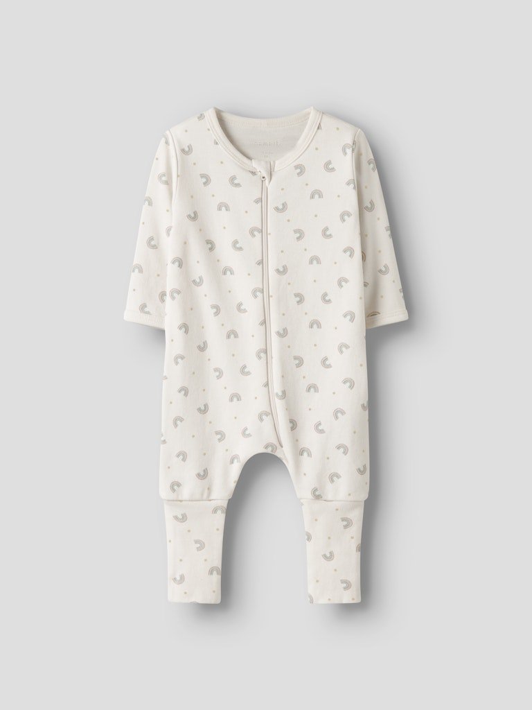 name it baby PYSJAMAS ZIP - Jet Stream | RAINBOWS | Torgunns Barneklær AS