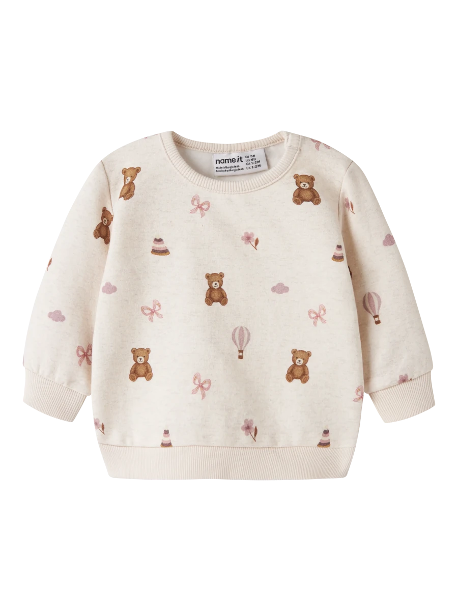 name it baby RAGINE genser - Peyote Melange | Torgunns Barneklær AS