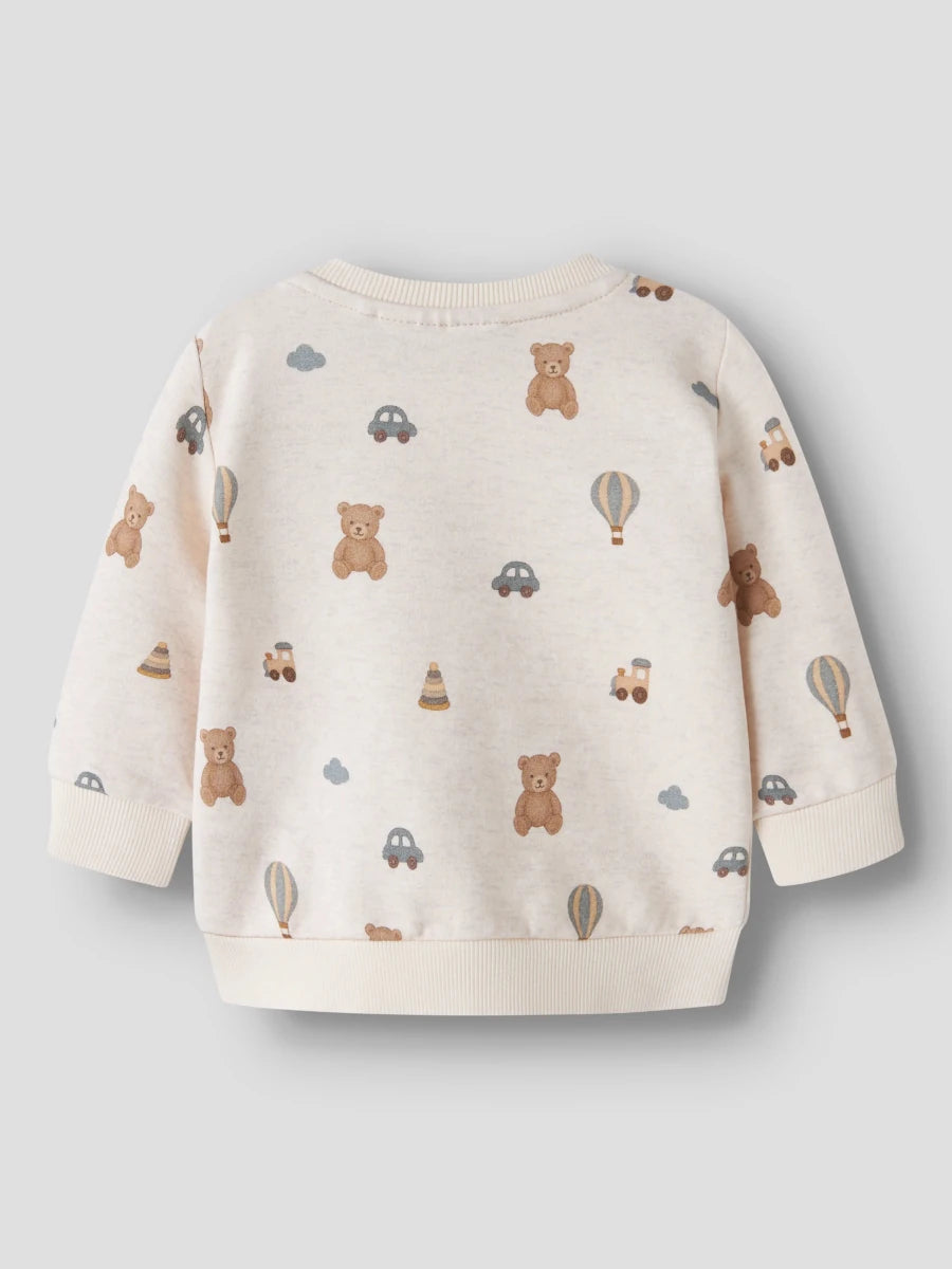 name it baby RAGNER genser - Peyote Melange | Torgunns Barneklær AS
