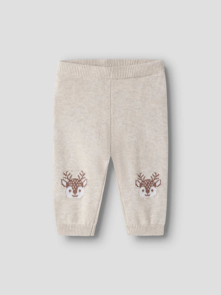 name it baby RALKO strikkebukse - Peyote Melange | Torgunns Barneklær AS