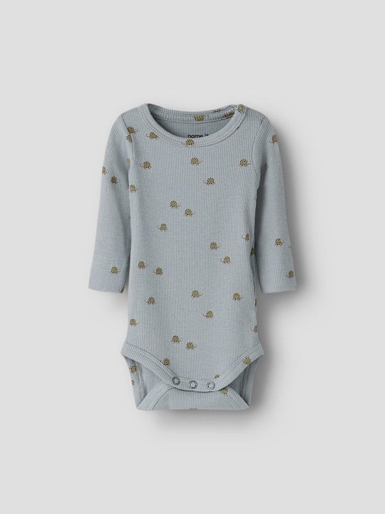 name it baby RASILAN BODY - Pearl Blue | Turtles | Torgunns Barneklær AS