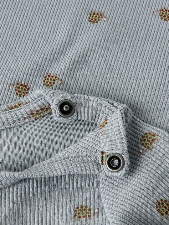 name it baby RASILAN BODY - Pearl Blue | Turtles | Torgunns Barneklær AS