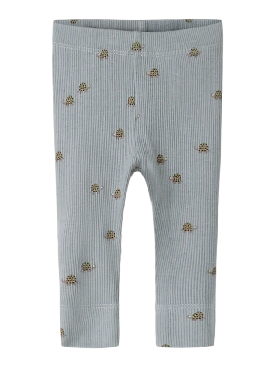 name it baby RASILAN LEGGING - Pearl Blue | Torgunns Barneklær AS