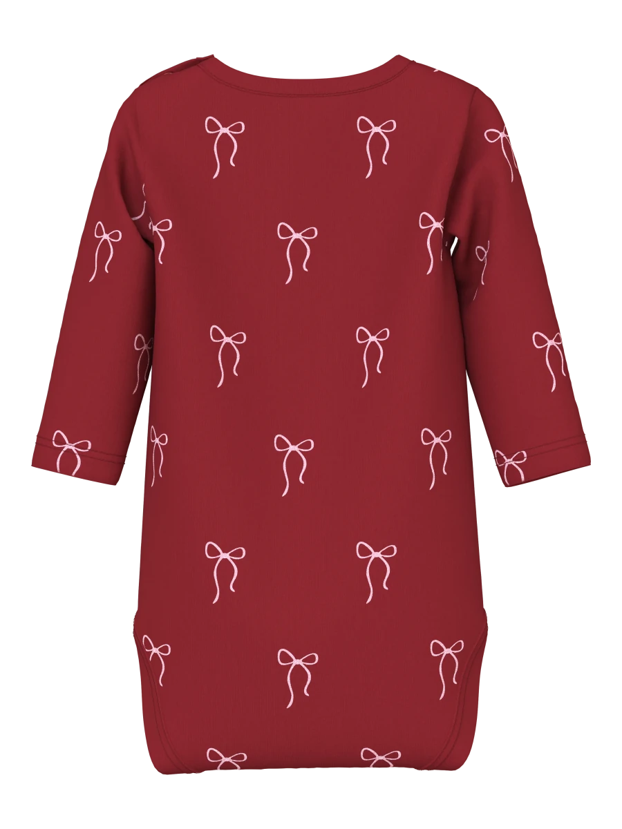 name it baby RATIA body - Red Dahlia | Torgunns Barneklær AS